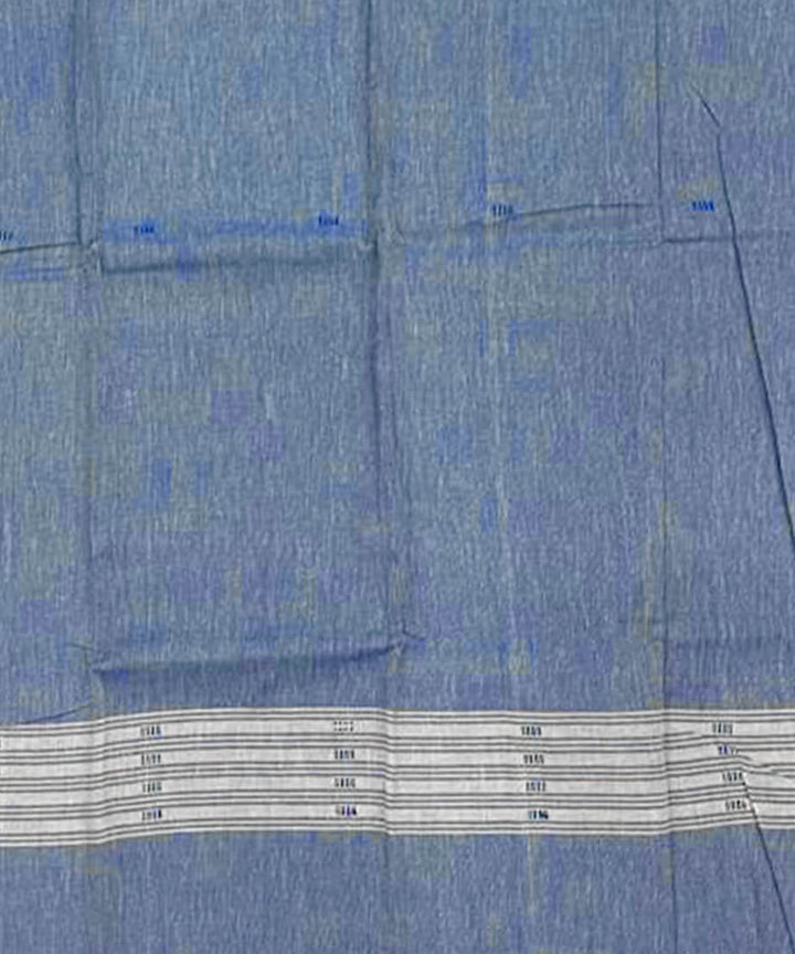 3pc Blue multicolor handwoven cotton nuapatna dress material