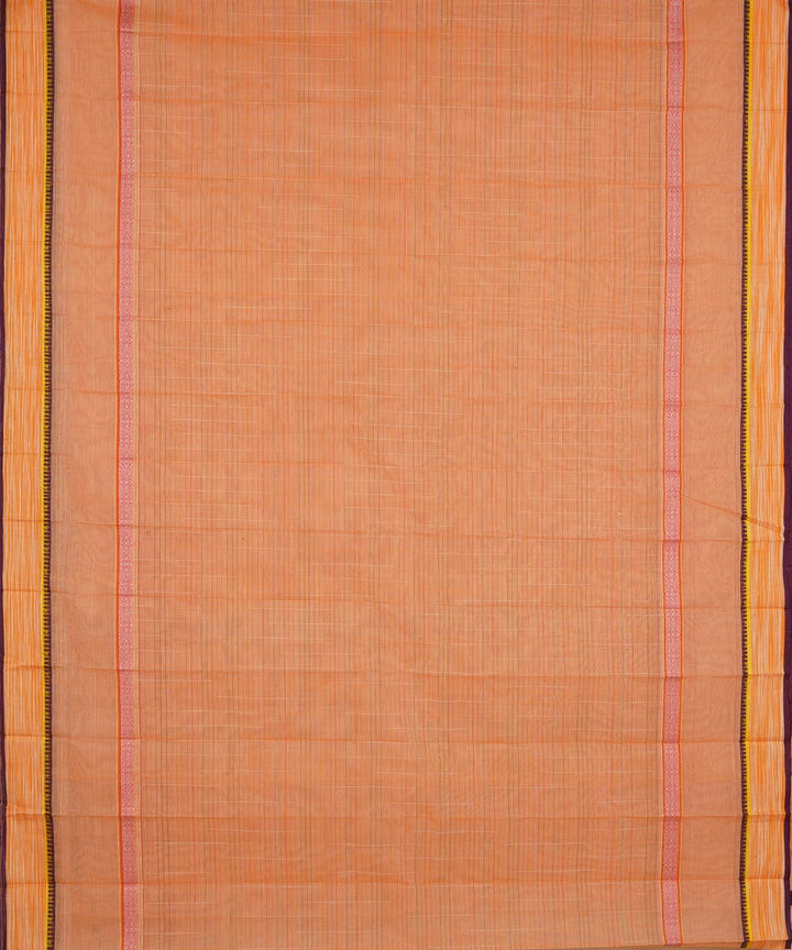 Pale pink cotton handwoven narayanapet saree