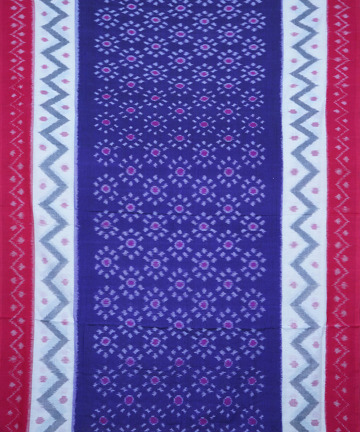 Purple cotton pochampally ikkat saree