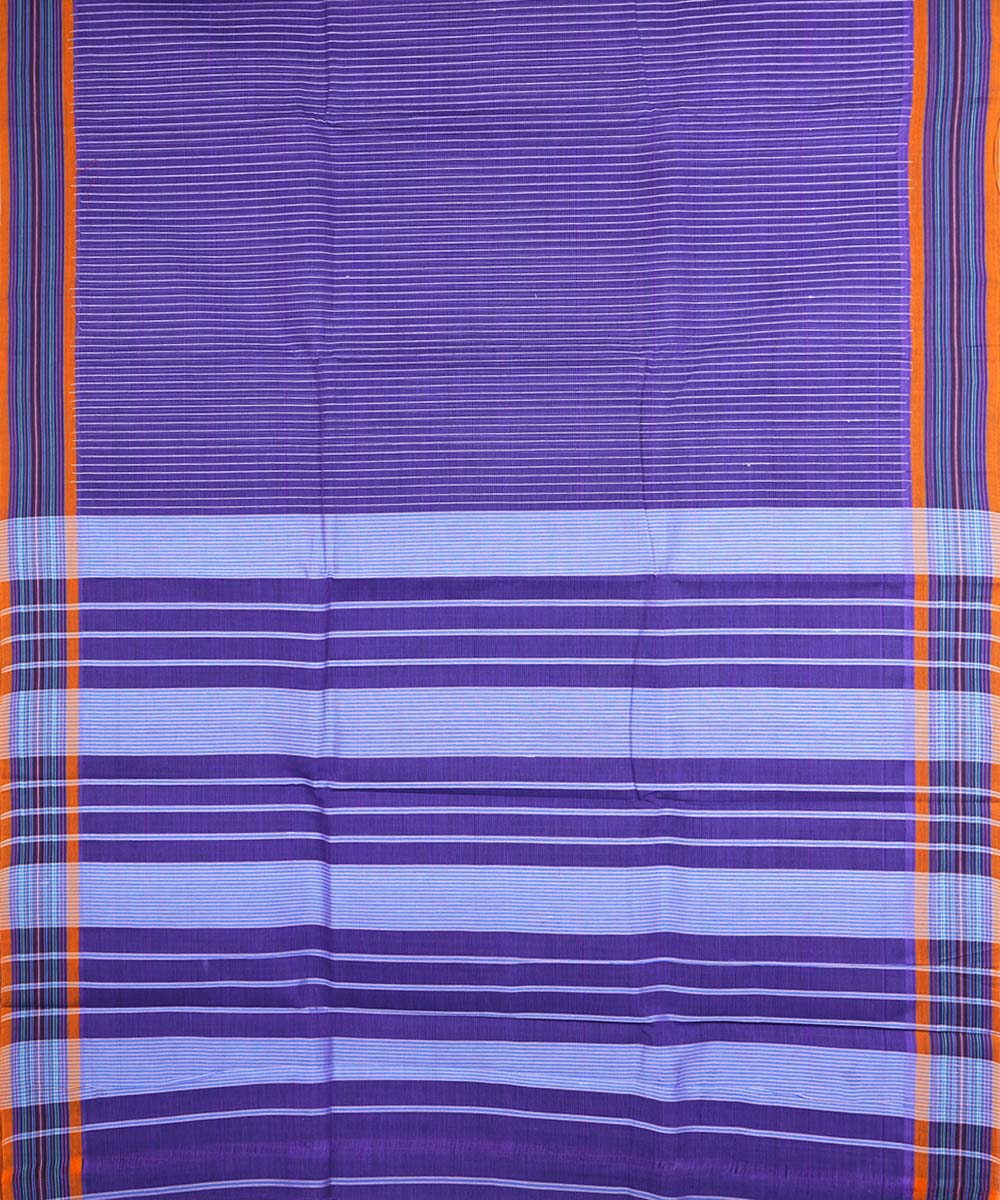 Lavender handloom cotton narayanapet saree