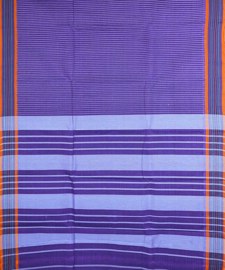 Lavender handloom cotton narayanapet saree