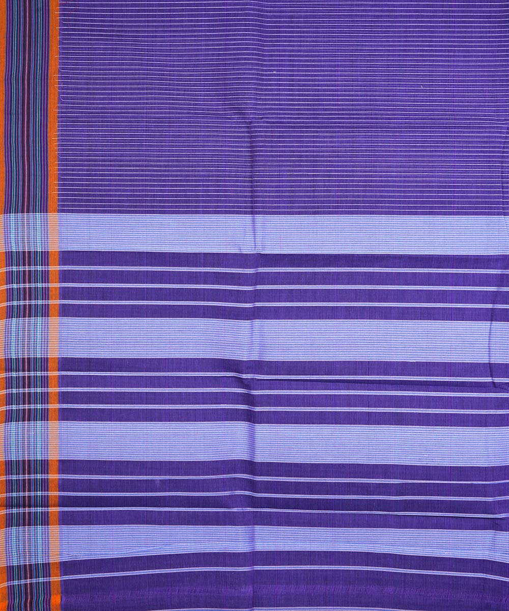 Lavender handloom cotton narayanapet saree
