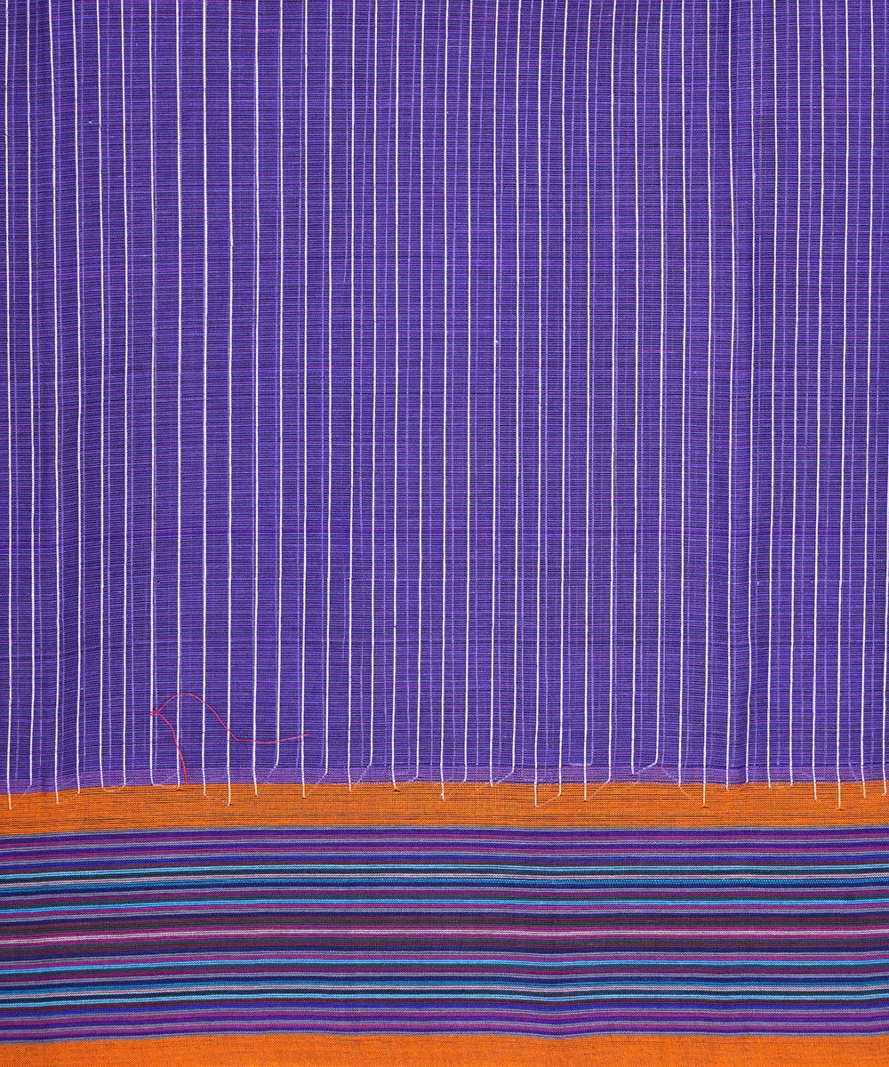 Lavender handloom cotton narayanapet saree