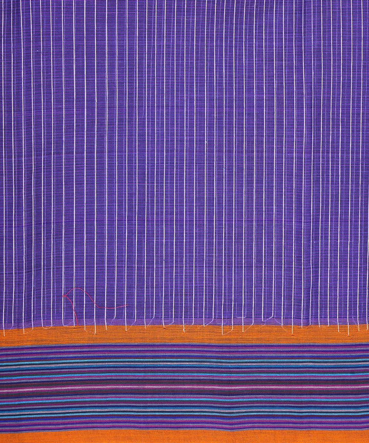 Lavender handloom cotton narayanapet saree