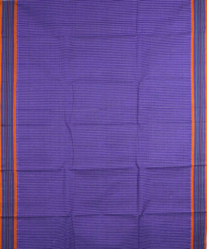 Lavender handloom cotton narayanapet saree