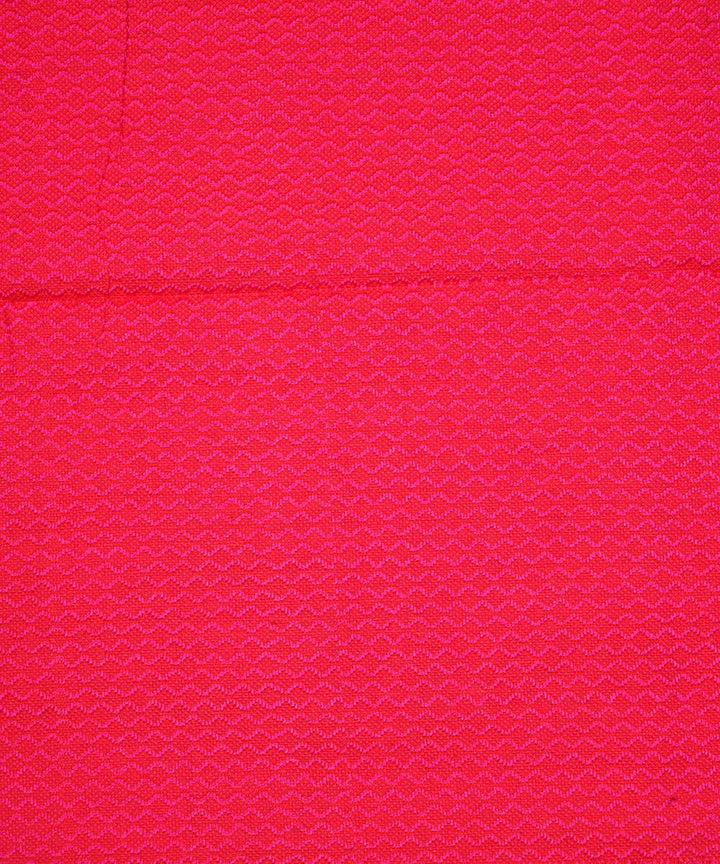 3m Pink handwoven cotton art silk khana kurta material