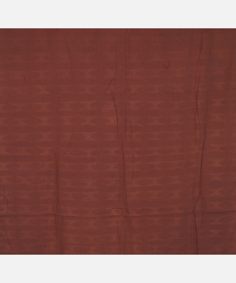 Brown handcrafted cotton shibori saree