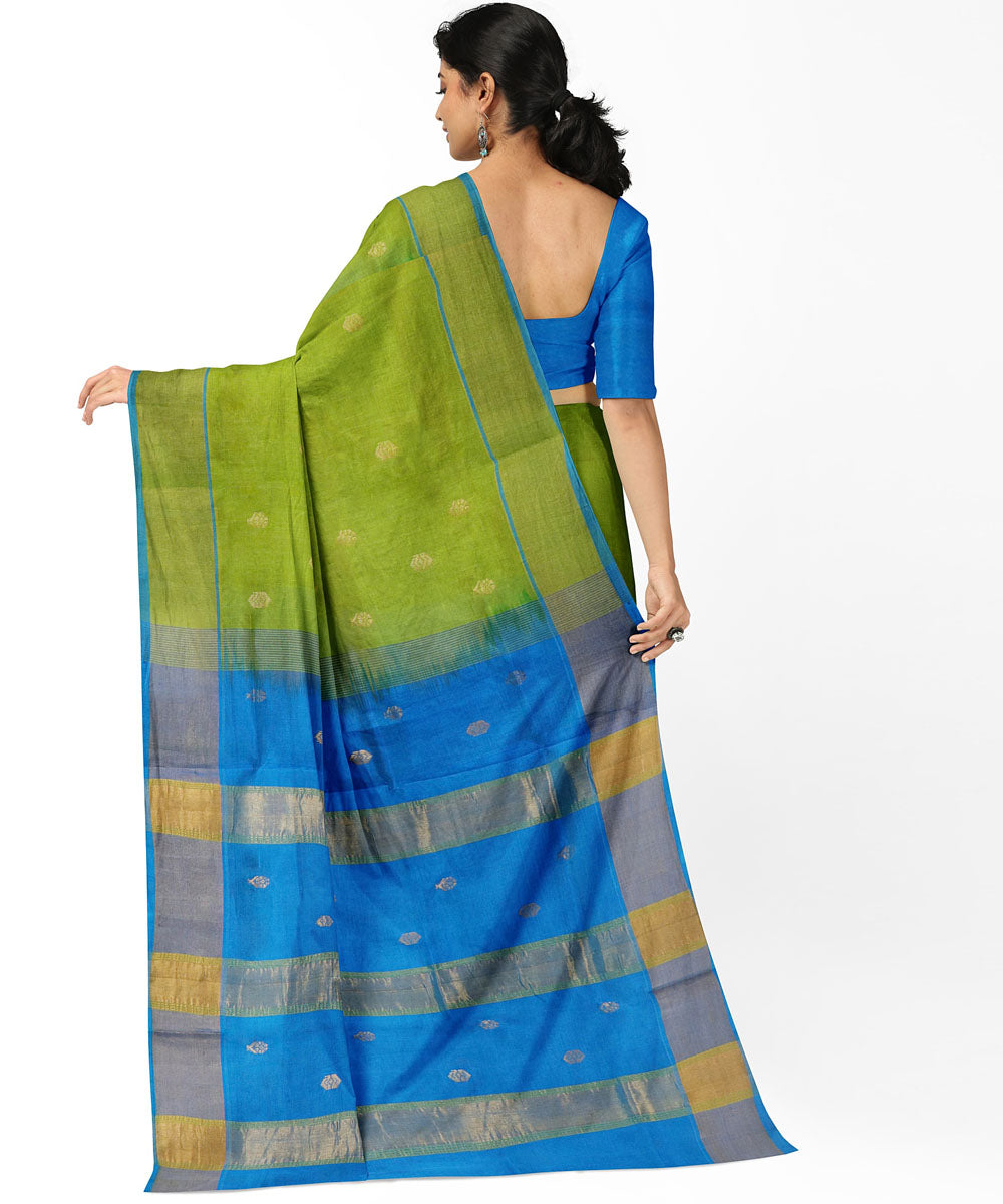 Green blue sico handloom venkatagiri saree