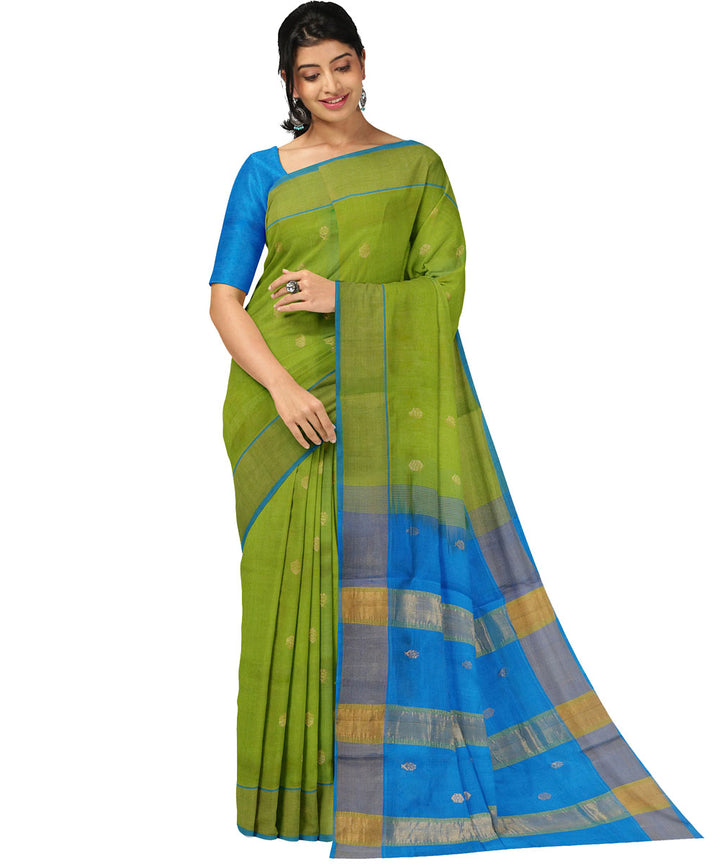 Green blue sico handloom venkatagiri saree
