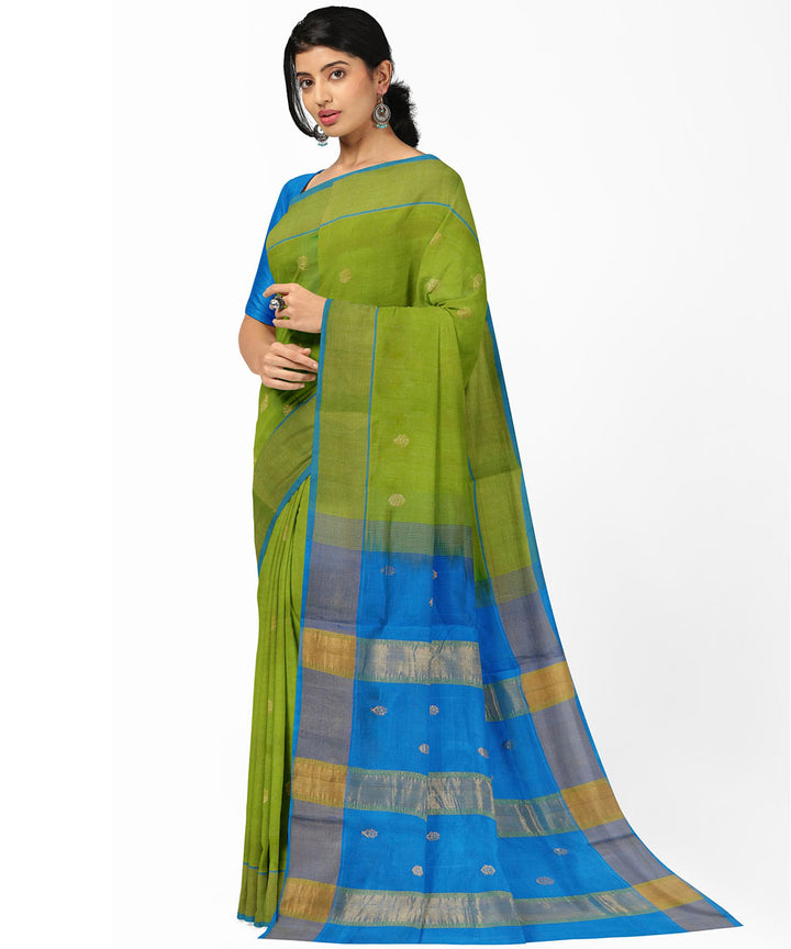 Green blue sico handloom venkatagiri saree