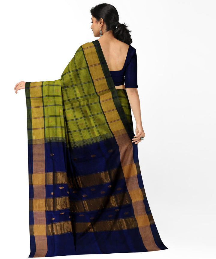 Green blue venkatagiri sico handloom saree