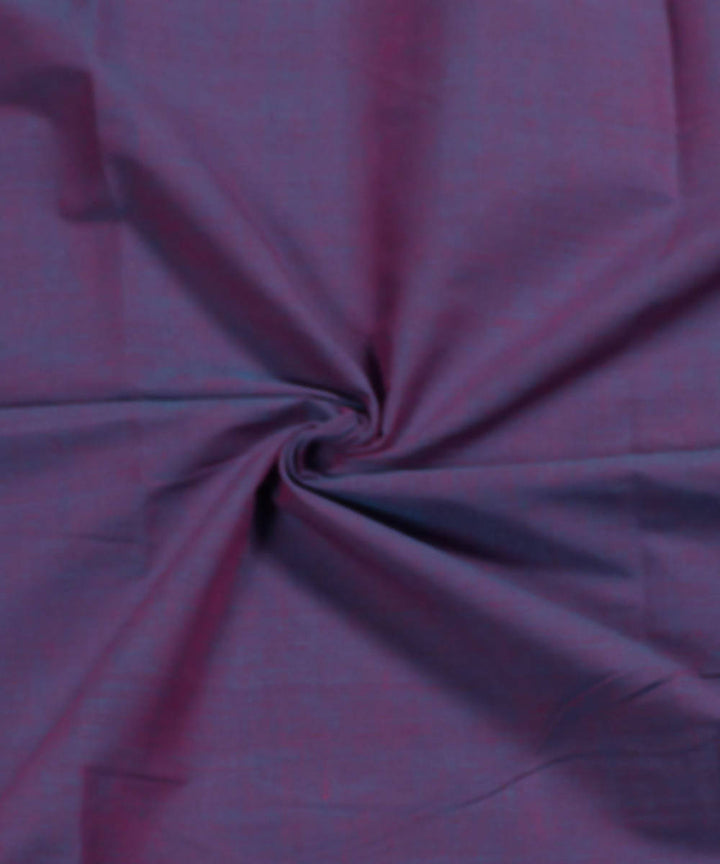 0.5m Blue Purple Handloom Cotton Fabric