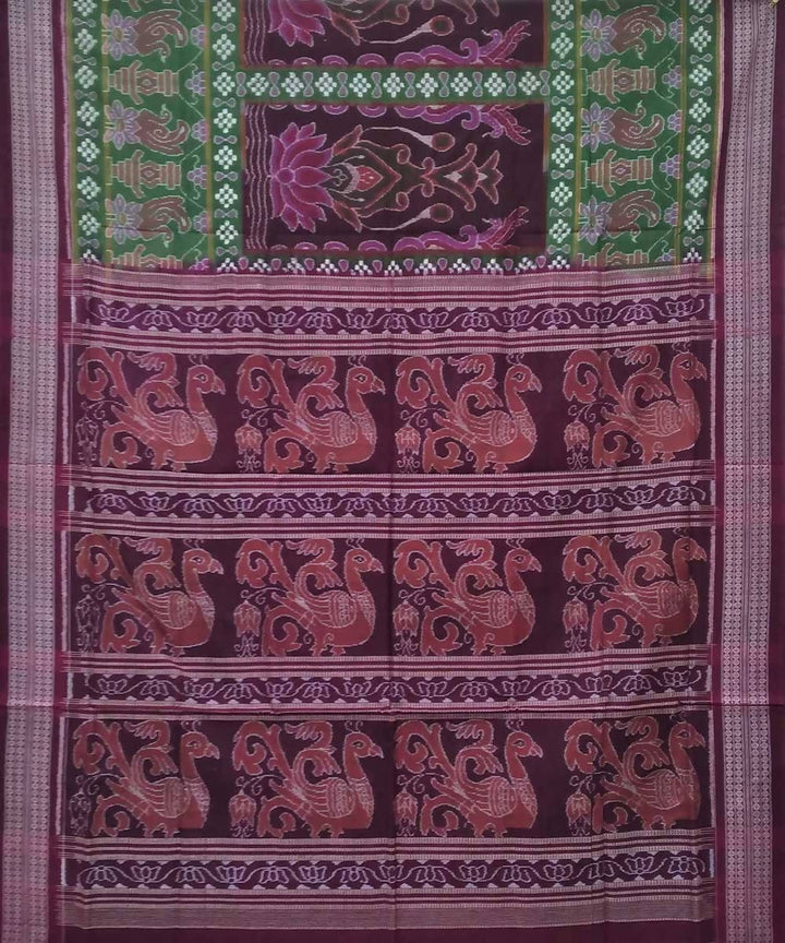 Multicolour handwoven sambalpuri ikat cotton saree