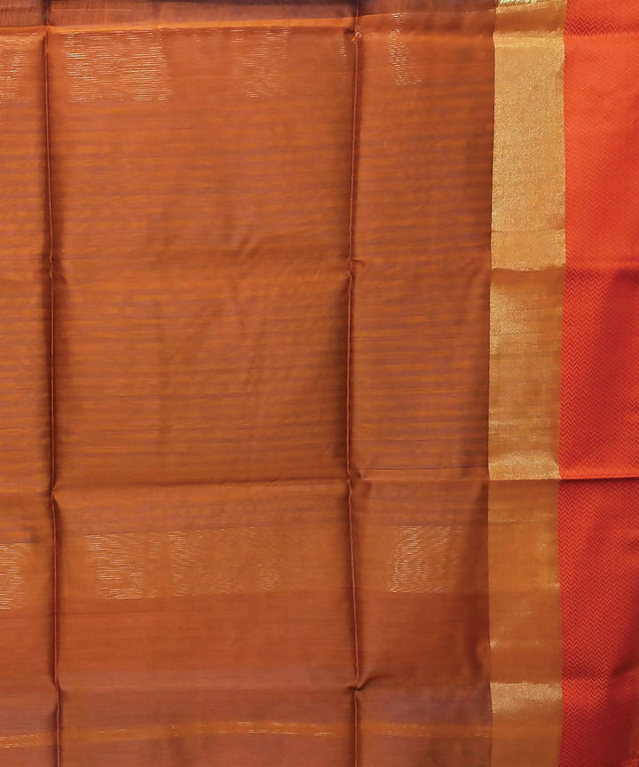 Royal blue handloom cotton silk maheshwari saree