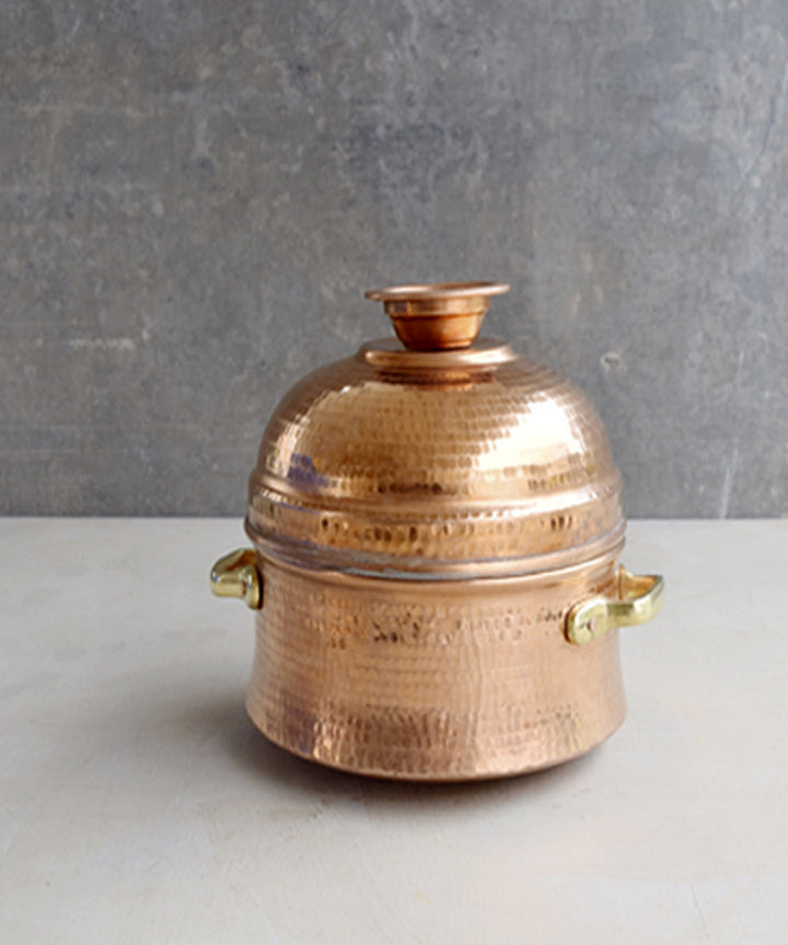 Handmade copper modak steamer