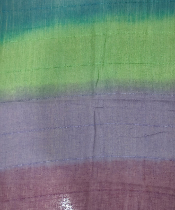 Multicolor handloom cotton assam stole