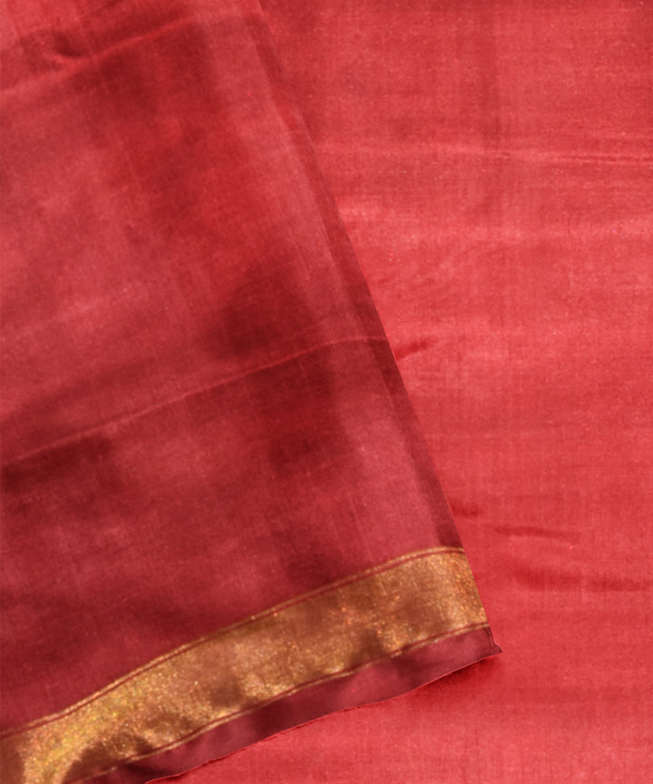 Red silk handwoven patola saree