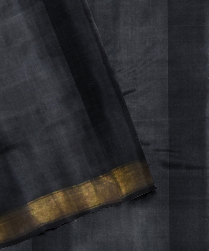 Black silk handwoven patola saree