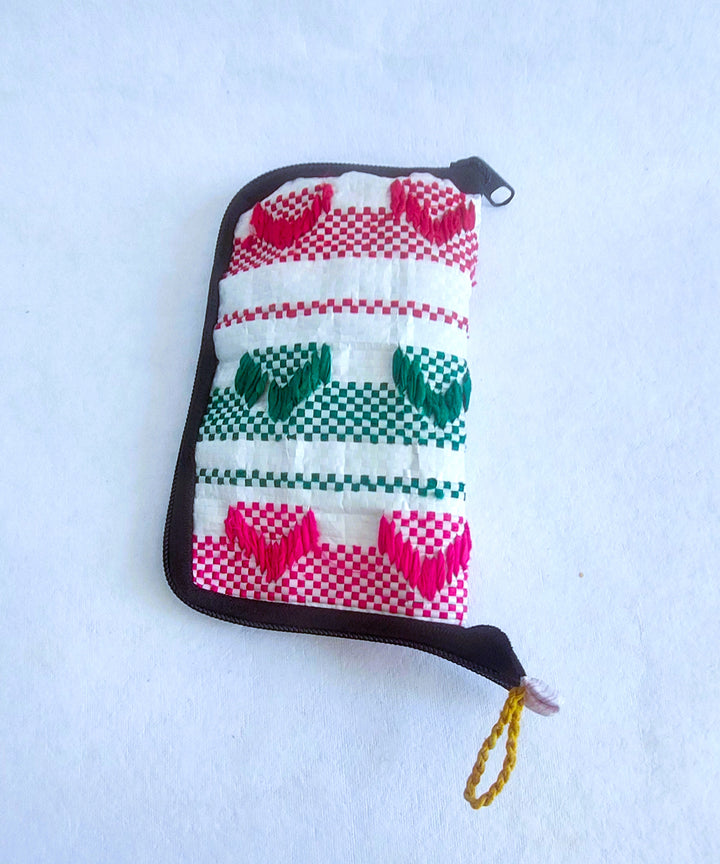 Pink handcrafted shopping bag