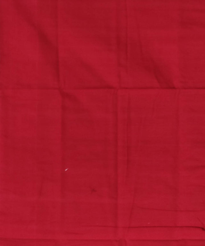 Black red handwoven cotton sambalpuri saree