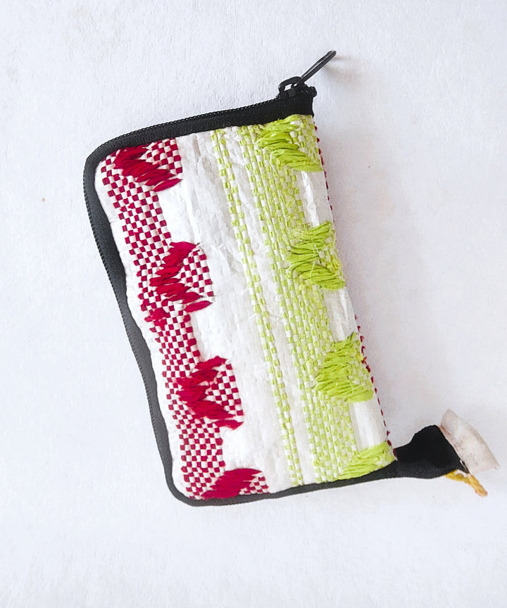 Peach pink handcrafted shopping bag