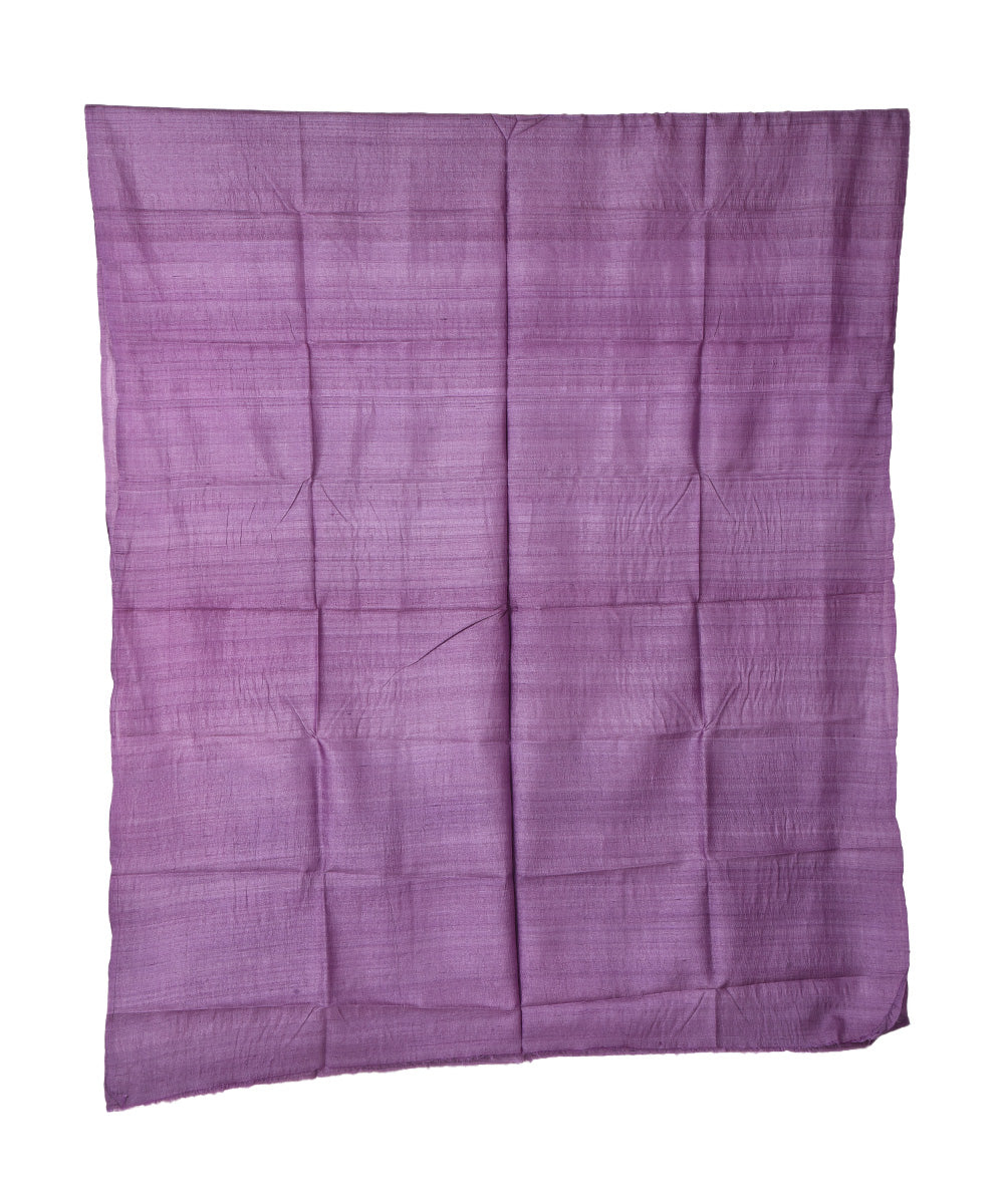 2.5m Violet handwoven tussar silk kurta material