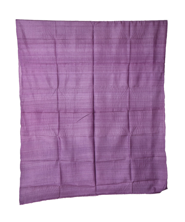 2.5m Violet handwoven tussar silk kurta material