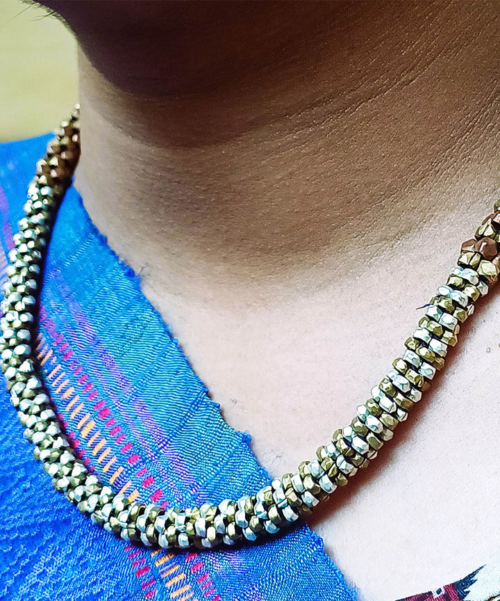Handcrafted dokra necklace