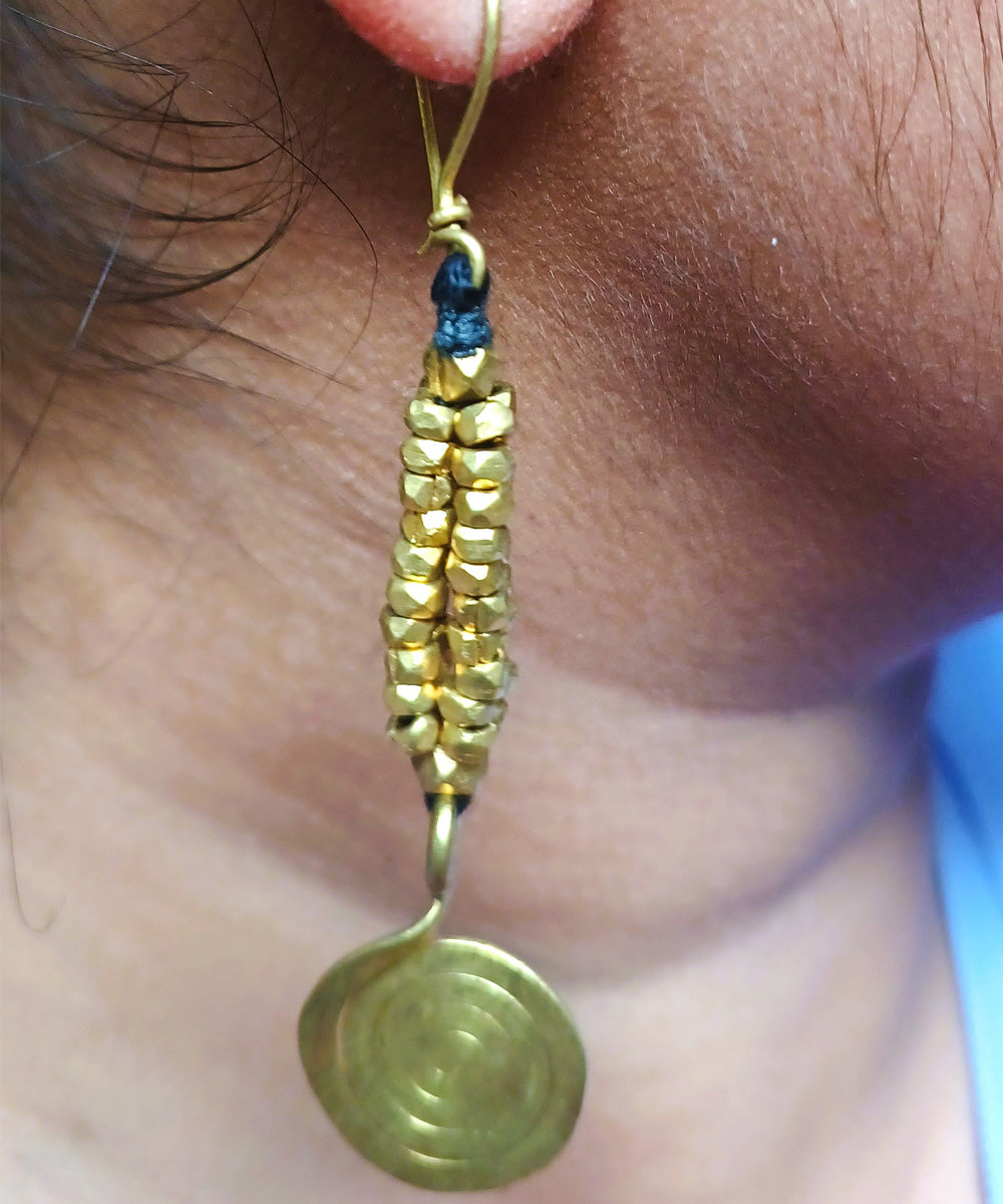 Handcrafted dokra earring