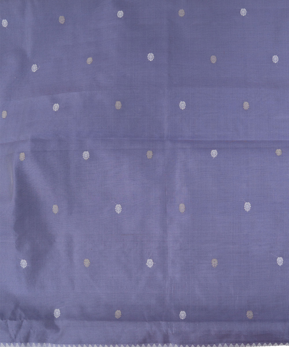 Lavender silk handloom assam saree