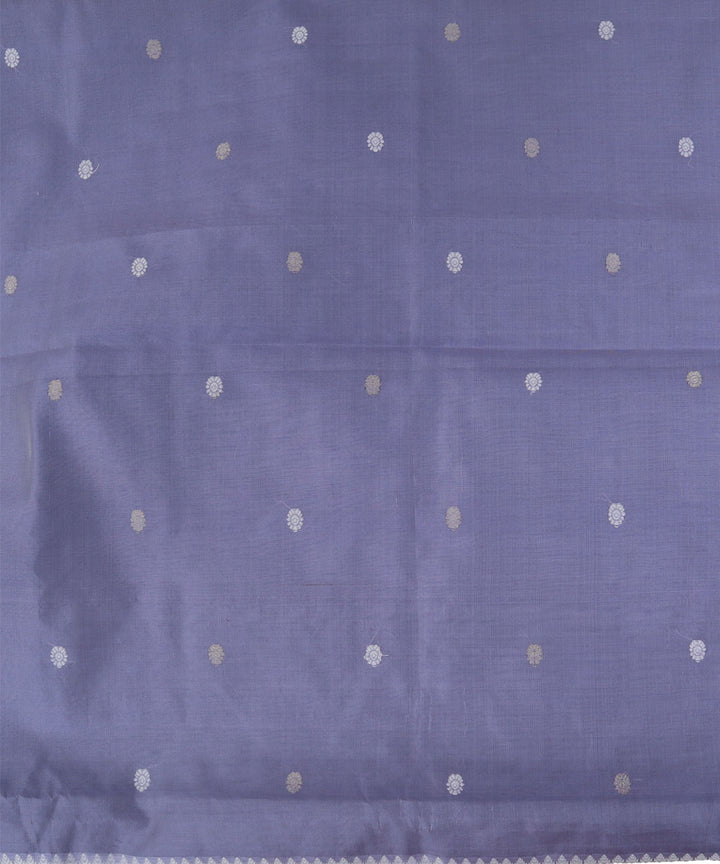 Lavender silk handloom assam saree