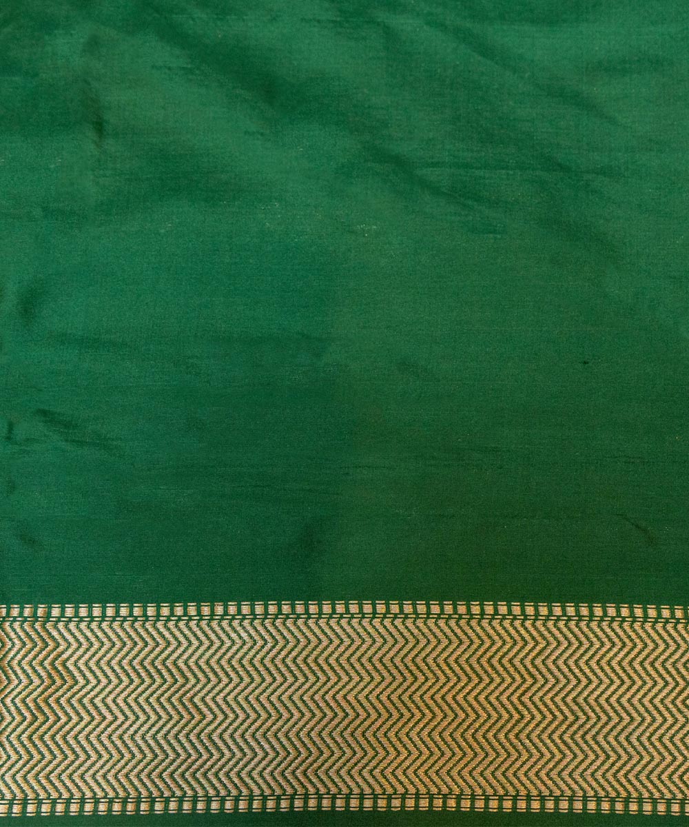 Light green silk handloom banarasi saree