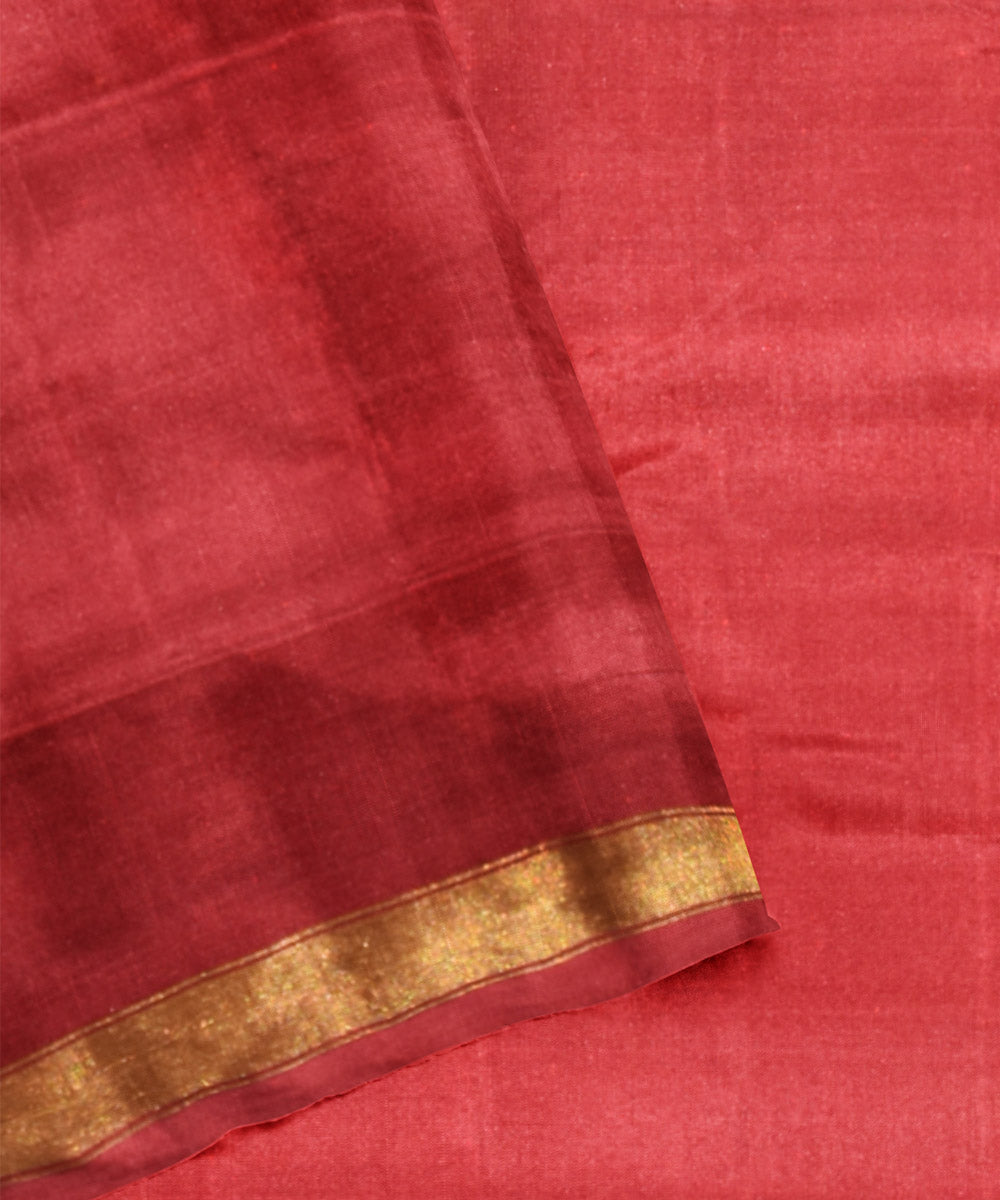 Red silk handloom patola saree