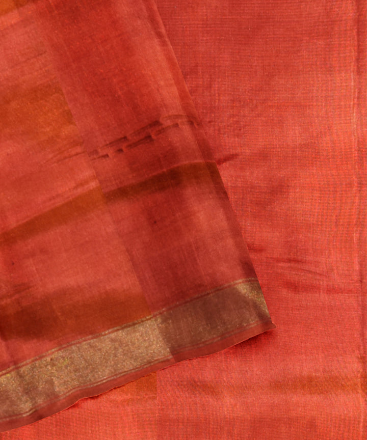 Red silk handwoven patola ikat saree