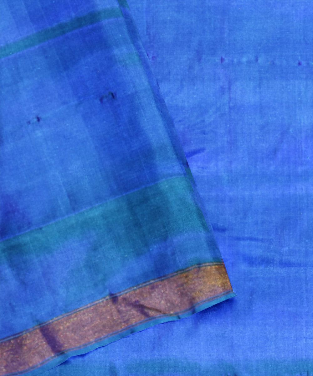 Sky blue silk handloom patola saree