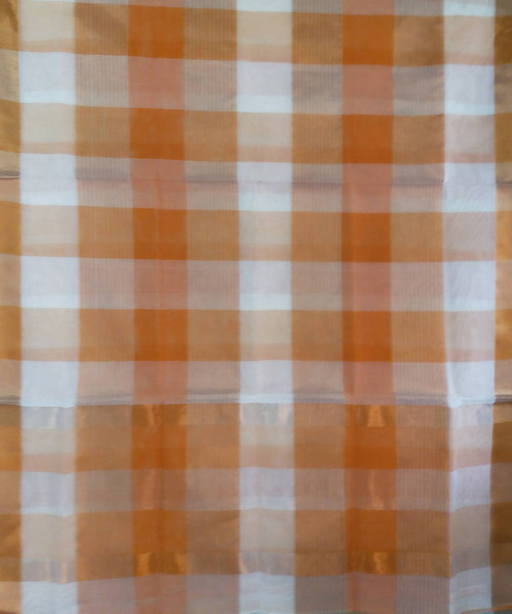 Multicolour hand woven cotton venkatagiri saree