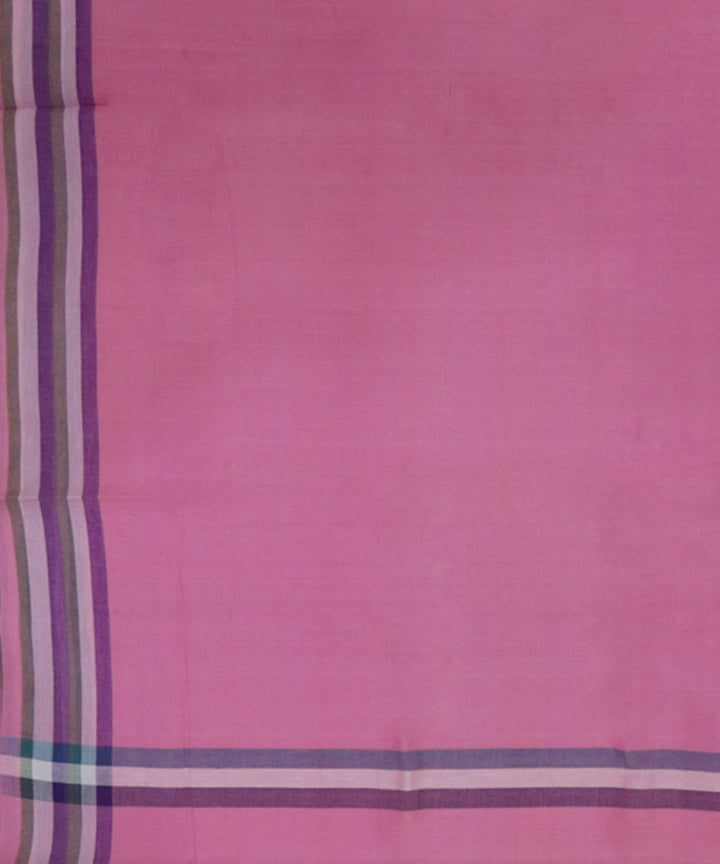 Light pink handwoven cotton rajahmundry saree