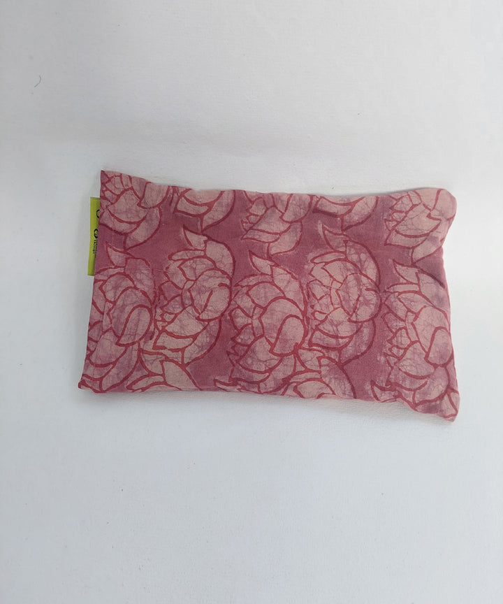 Blue pink handcrafted canvas cloth heat pad(small)