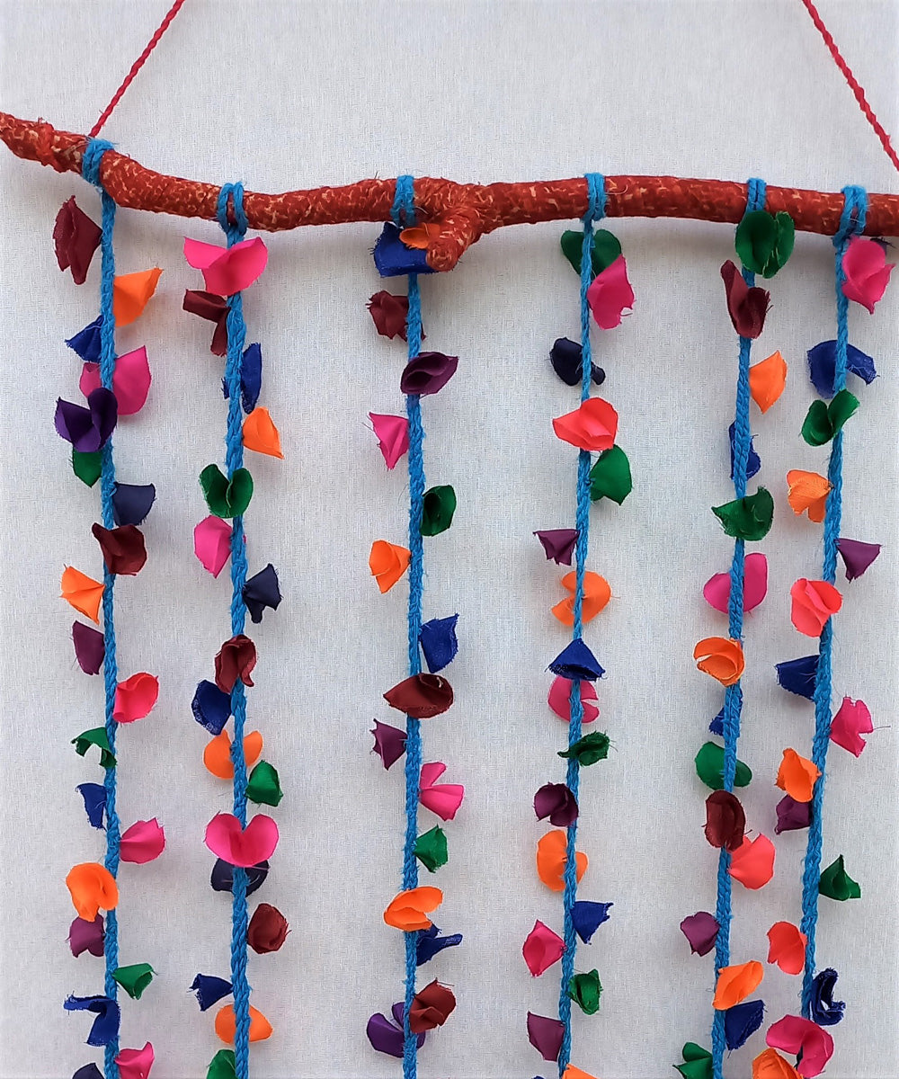 Multicolor handcrafted wooden hanging