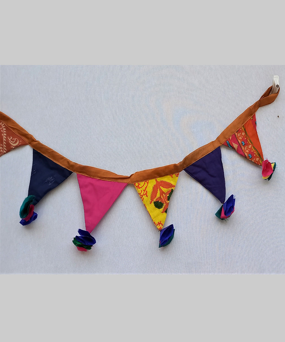 Multicolor cotton handcrafted garden flags(assorted)
