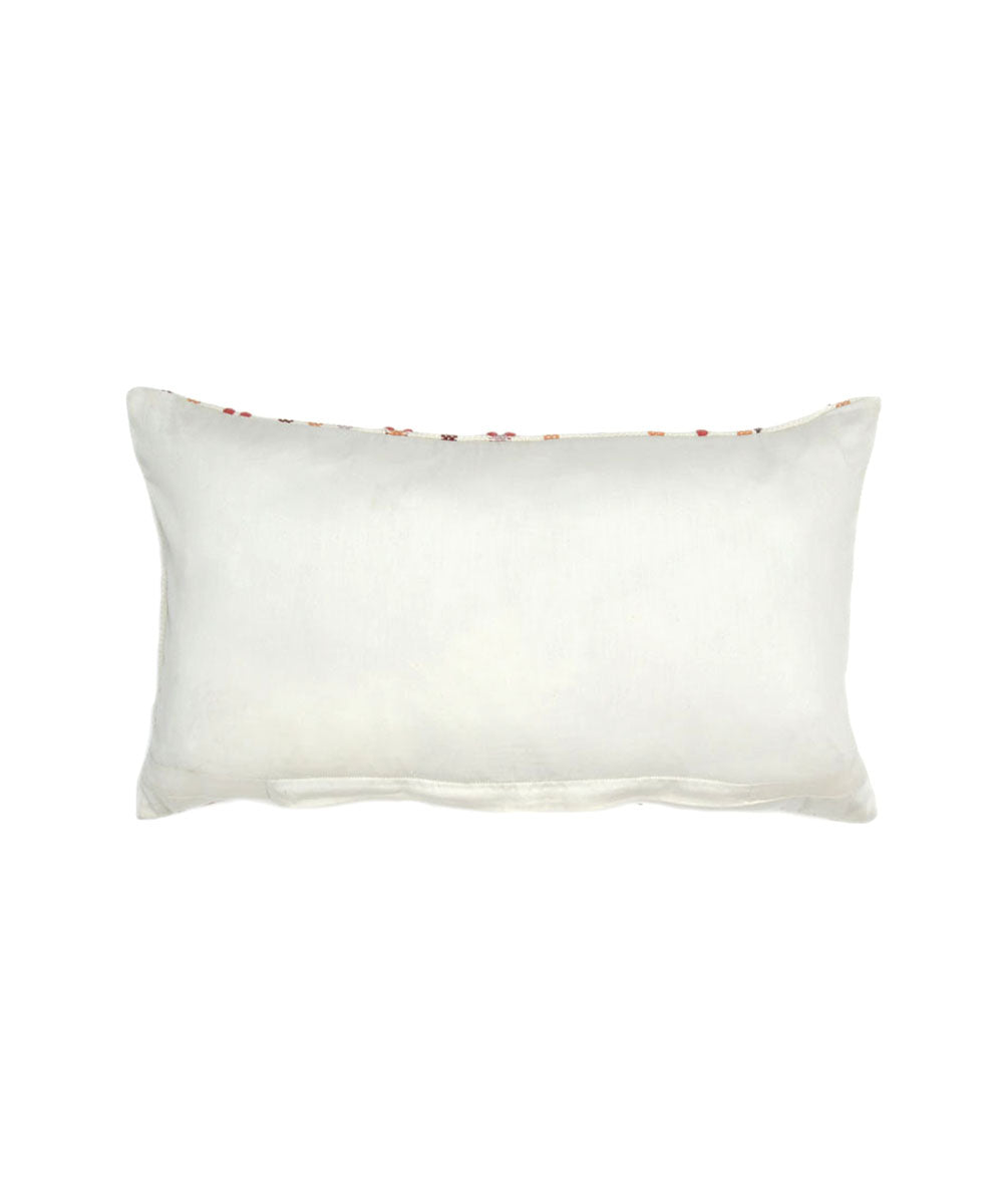 Multicolor handwoven cotton cushion cover