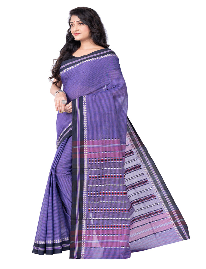 Lavender handloom begumpuri cotton begumpur saree
