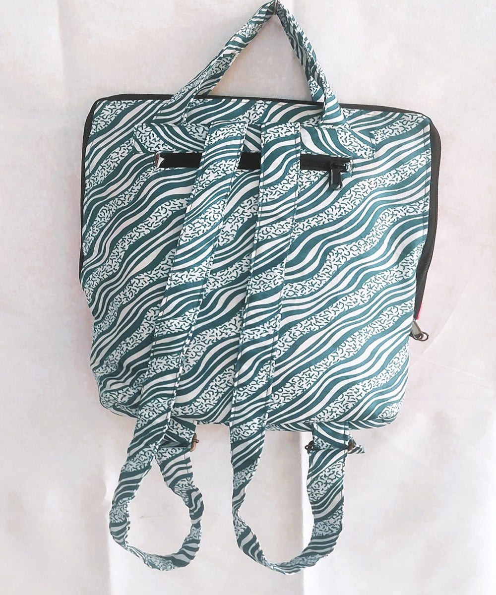 Pink handcrafted backpack