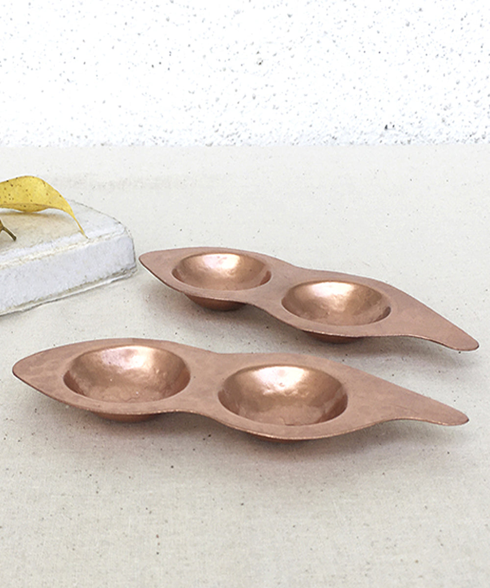 Handmade copper beeja tea light