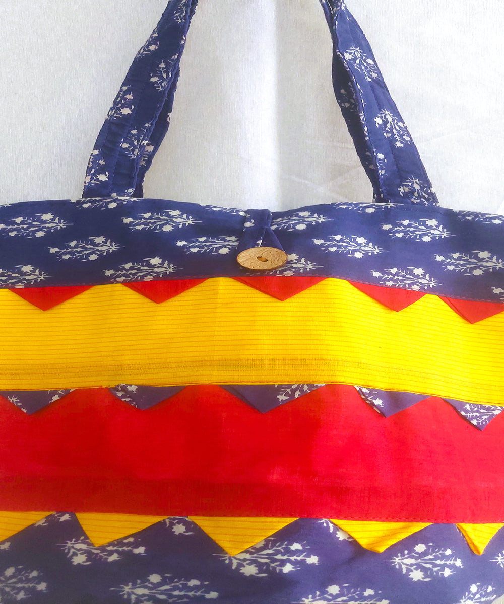 Multicolor handcrafted cotton bag