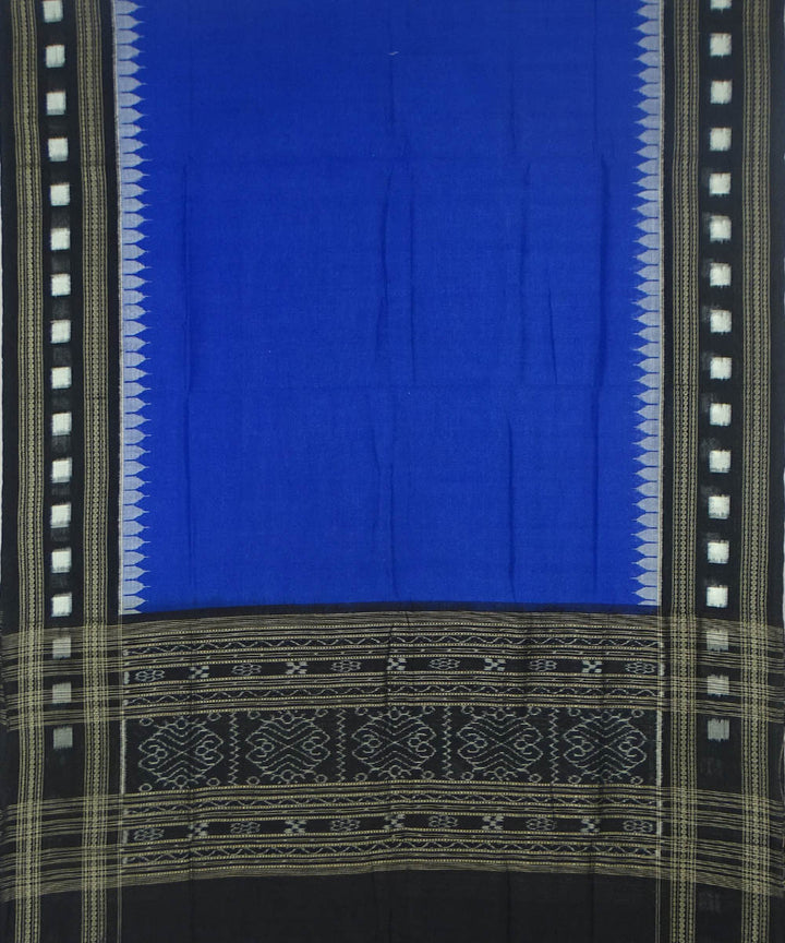 3pc Blue black handwoven sambalpuri ikat cotton dress material