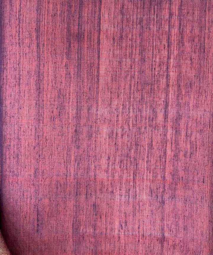 Multicolour handwoven temple border tussar silk saree