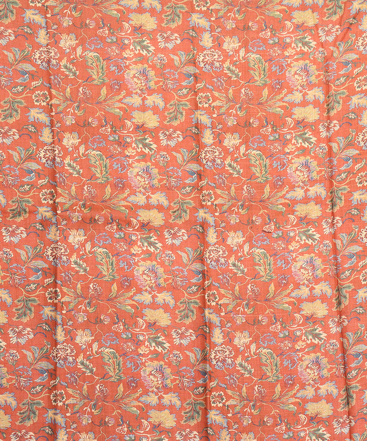 Multicolor handwoven tussar silk kurta material