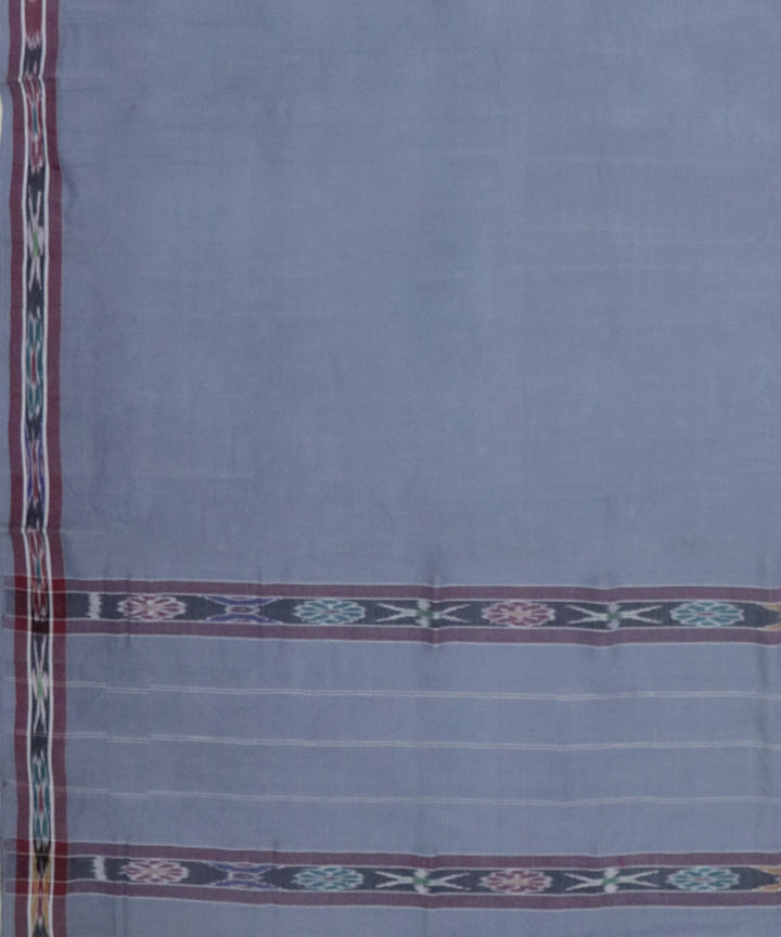 Grey handwoven cotton rajahmundry saree
