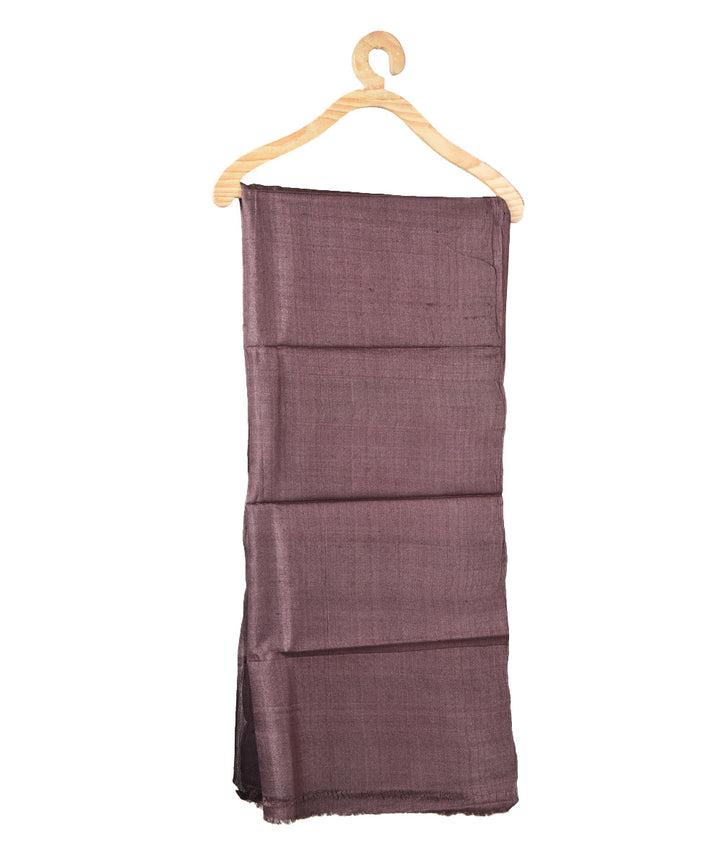 2.8m Brown handwoven tussar silk kurta material